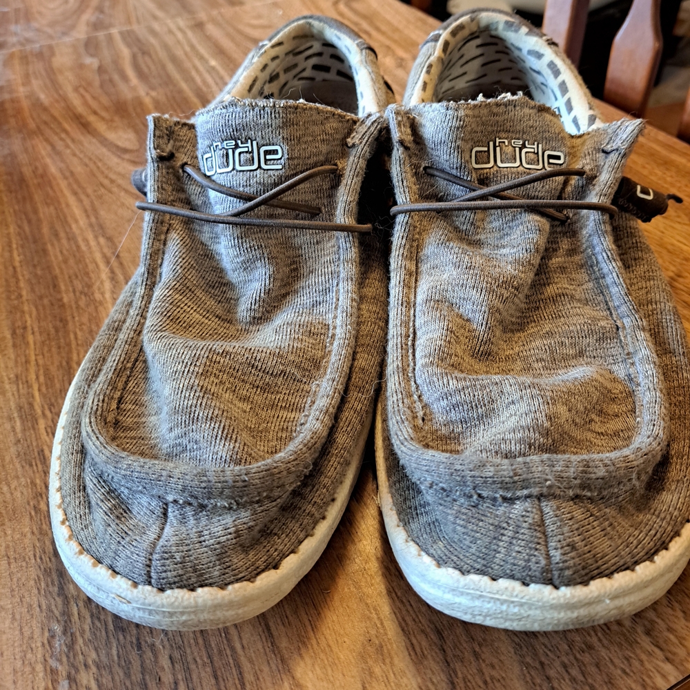 Hey Dude Brown Loafers Size 14